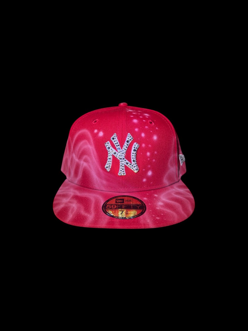 NEW YORK RED SPARKLE AIRBRUSH SWAROVSKI