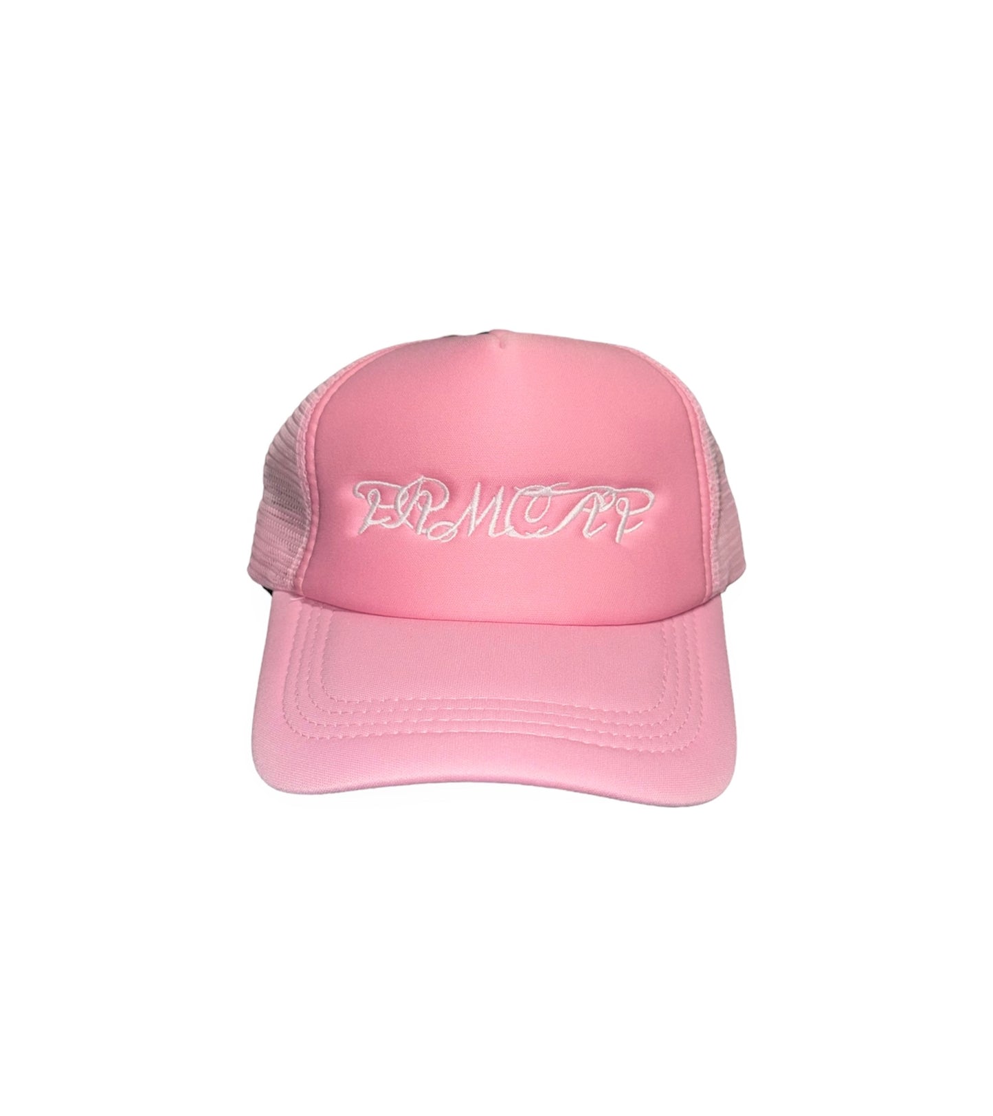 PINK&WHITE TRUCKER